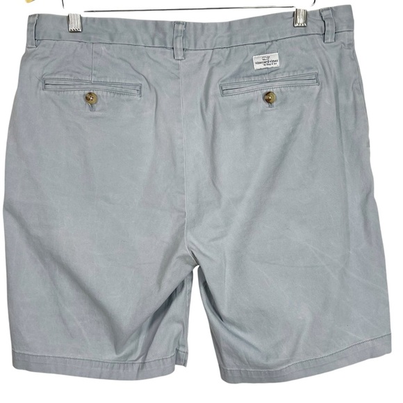 VINEYARD VINES Breaker Shorts Men's 34 Grey flat front Chino Style Shorts - Picture 1 of 8